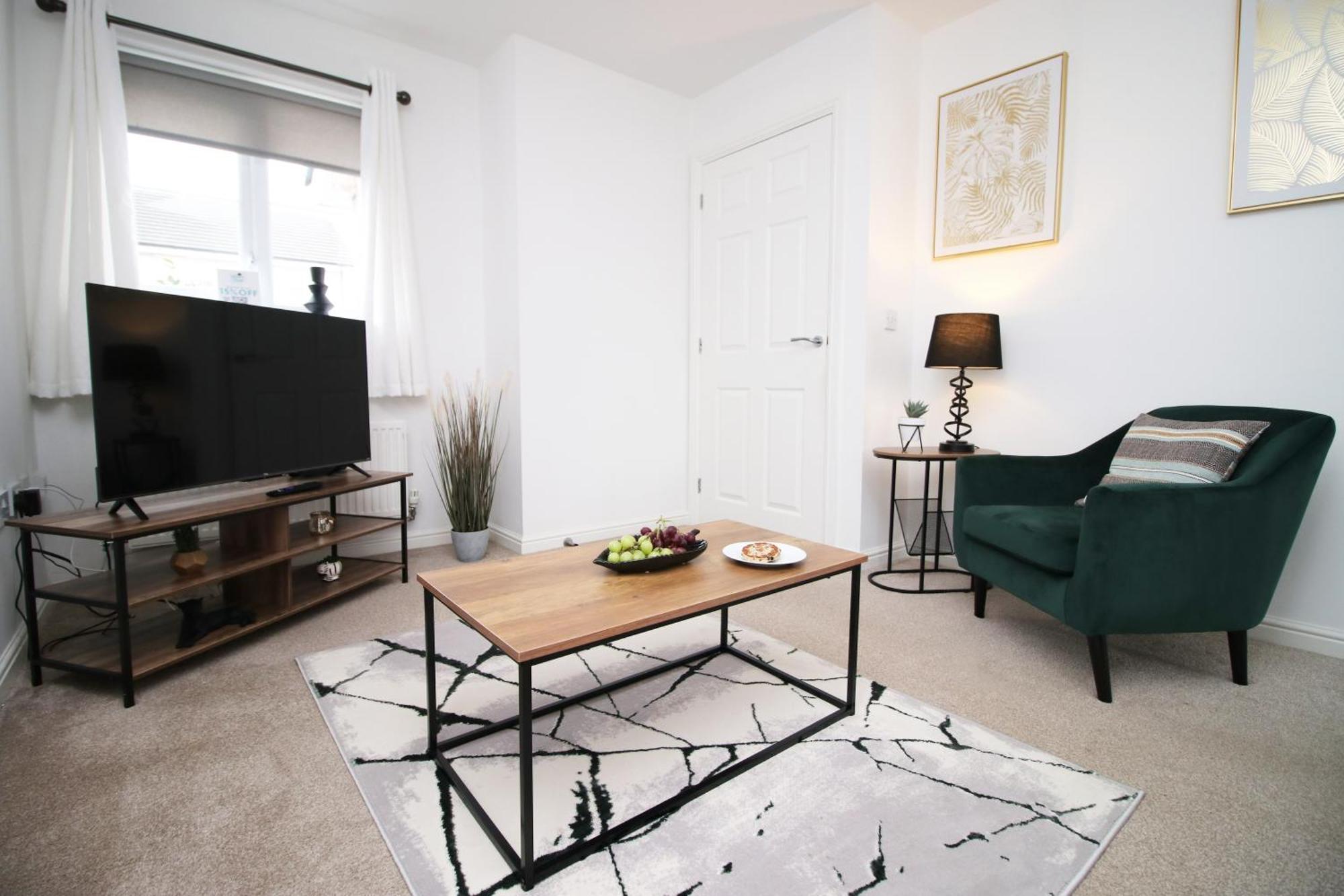 Apartment Beautiful Modern House With Free Parking And Fast Wifi Next To Stadium And Morfa Park Shopping Centre Hosted By Our Short